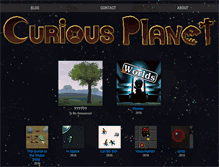 Tablet Screenshot of curious-planet.com